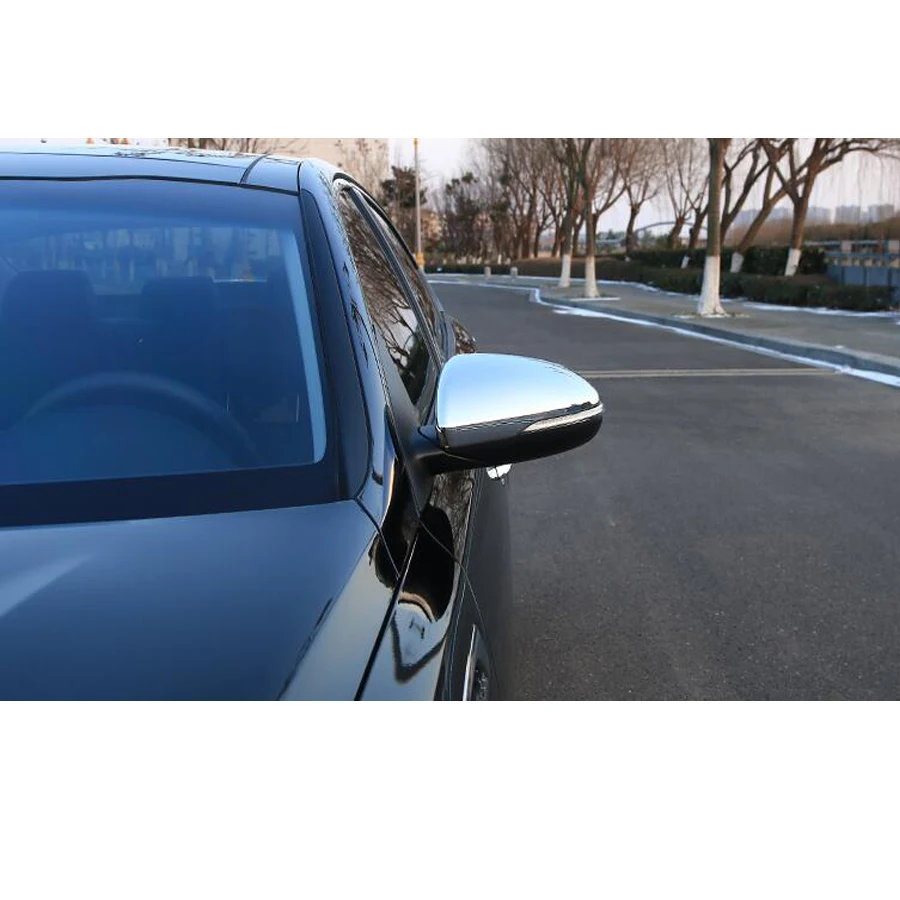 For Kia Optima K5 JF 2016 2017 2018 Car Exterior Rear View Mirror Cover Trim Styling Overlay Mouldings Chrome ABS 2Pcs/set