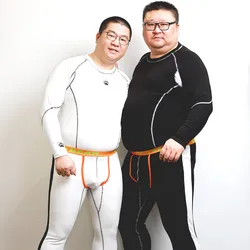 1 Set Plus Size Bear Claw Paw Thermal Underwear, Cotton Warm Winter Men's Clothing Long Johns Suit, Male Underpants, M L XL XXL