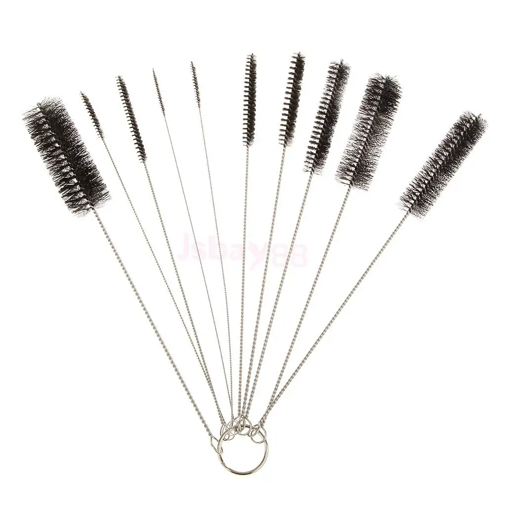 Pack of 10Pcs Needle Airbrush Spray Nozzle Tattoo Cleaning Brush