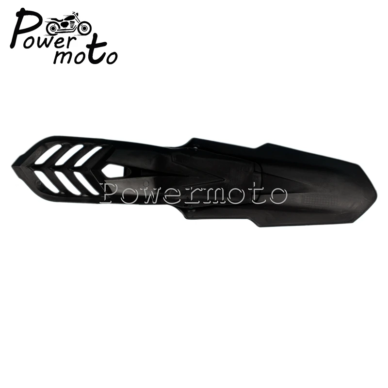 For DRZ KX YZ WR XR CRF RMZ DR RM Motorcycle ABS Plastic Black Front Fender Motocross Mudguard Cover Enduro Supermoto Universal
