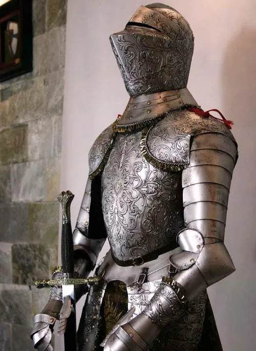 European armor Knight of the old Rome Cavaliers / European armor iron bar decorated living room decoration 1 meters 6 Home Furni