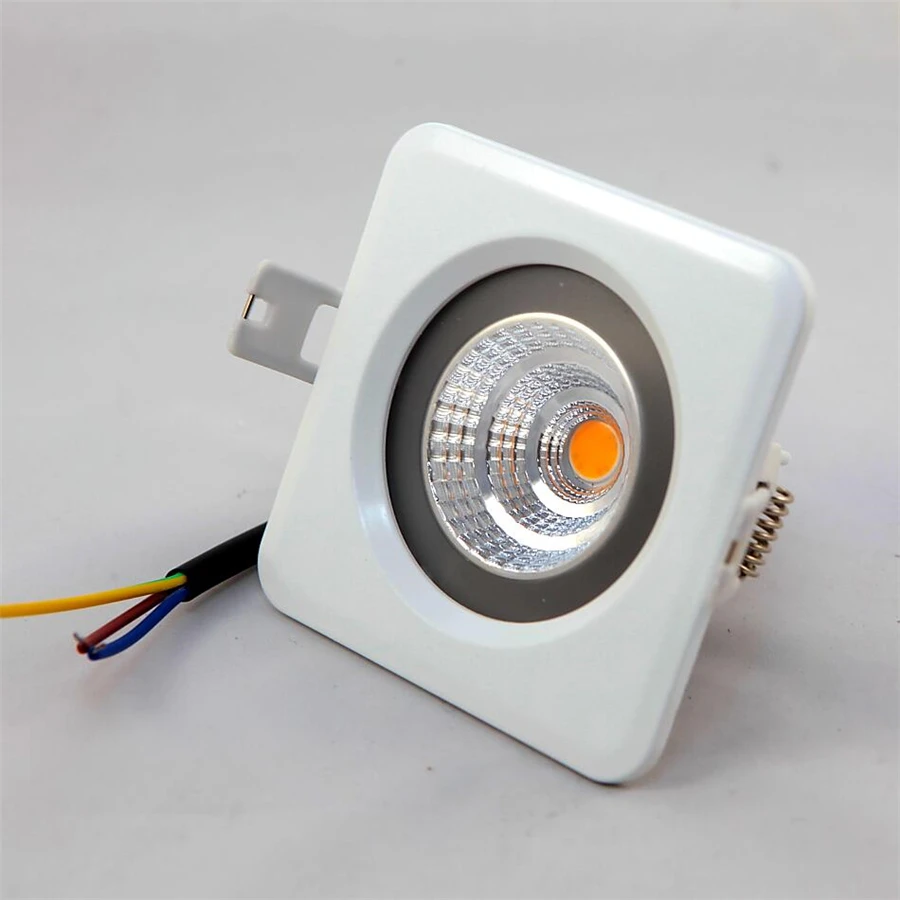 10W 15วัตต์ไดร์เวอร์ LED โคมไฟเพดานโคมไฟ AC220-240V Driverless LED Downlight สแควร์กลางแจ้งกันน้ำ IP65