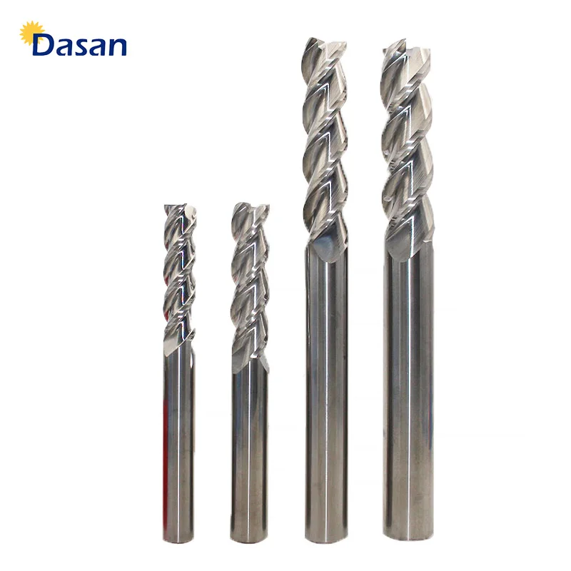 1pc Mill Cutter 4mm 5mm 6mm 8mm 12mm 3Flute HRC50 3Blade Carbide Milling Tungsten Carbide End Cutter tool End Mills for Aluminum