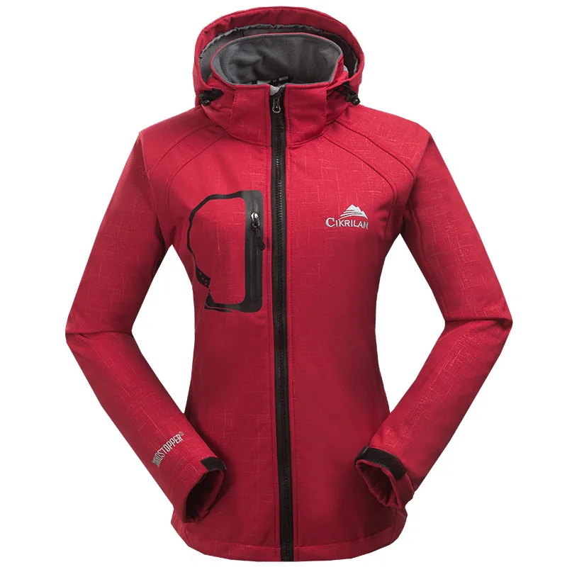 hot sell women's outdoor Soft shell Jacket watreproof windproof keep warm Camping hiking climbing coat Ride bicycle jackets