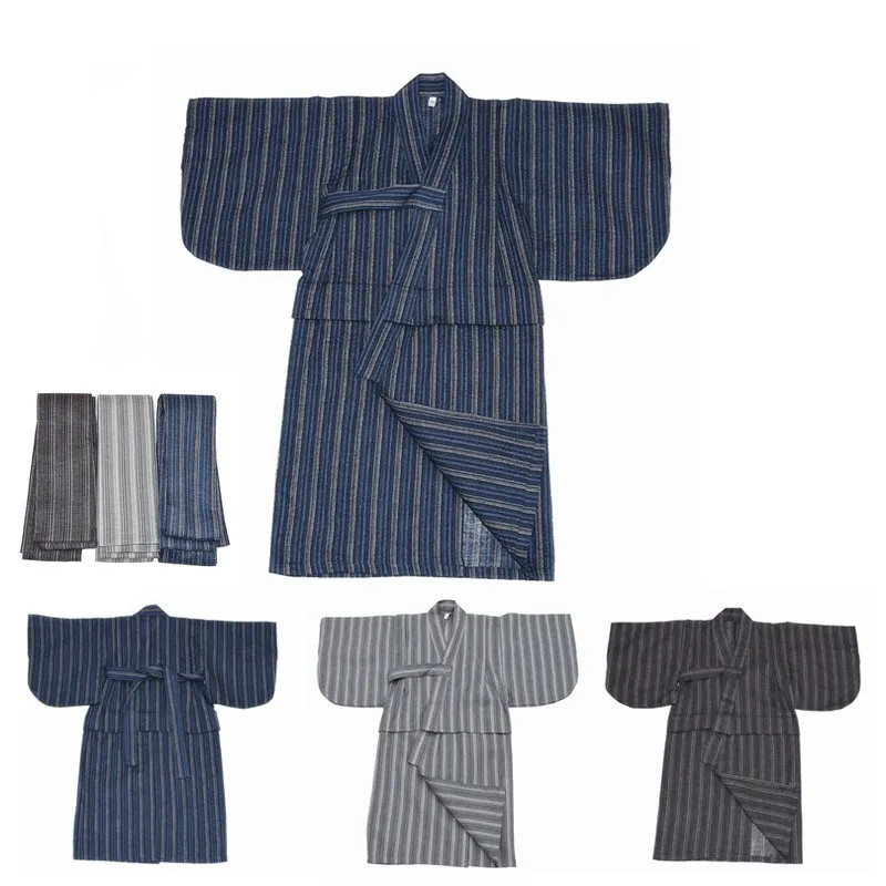 2019 new black japanese boys traditional kimono child warrior swordmen yukata kids stage performance clothing samurai