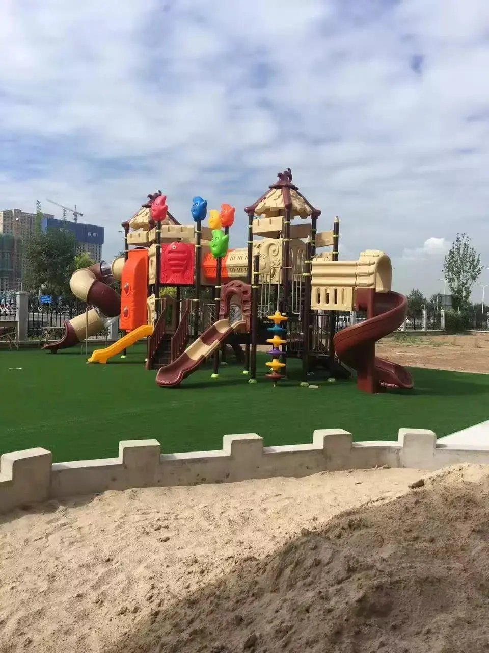 Exported to US ASTM Approved Outdoor Playground Structure for Kids HZ16-066A