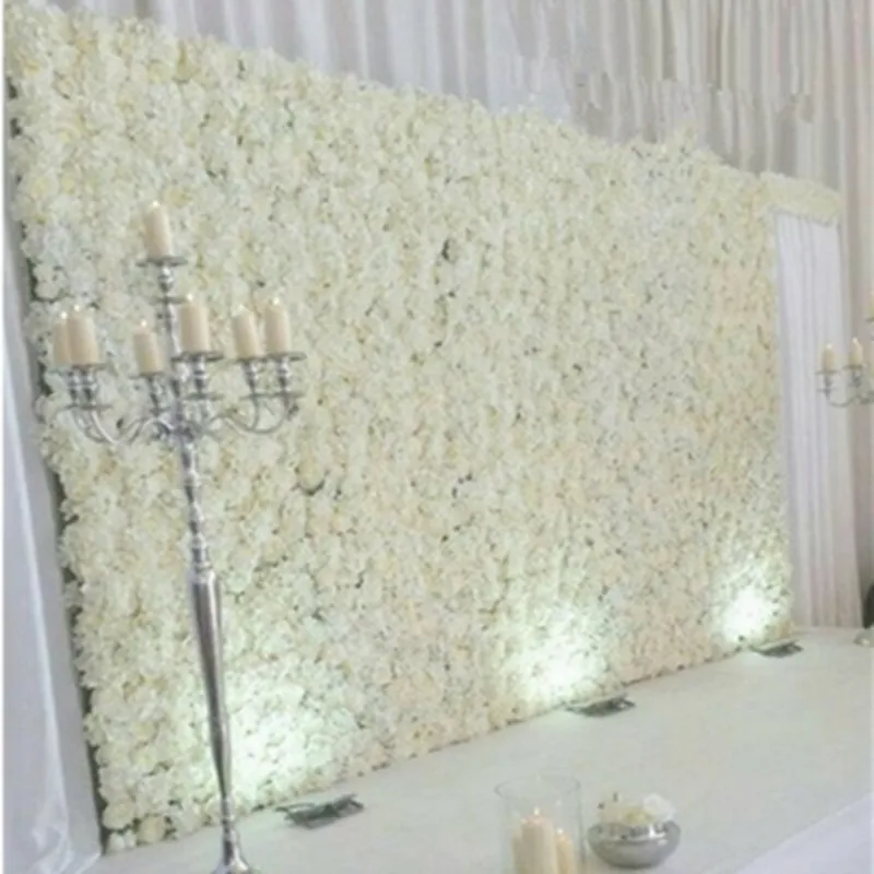 

2018 New Arrival Artificial Hydrangea Peony Rose Flower Wall Wedding Backdrop Pillar Road Lead Decoration Supplies 20pcs/lot