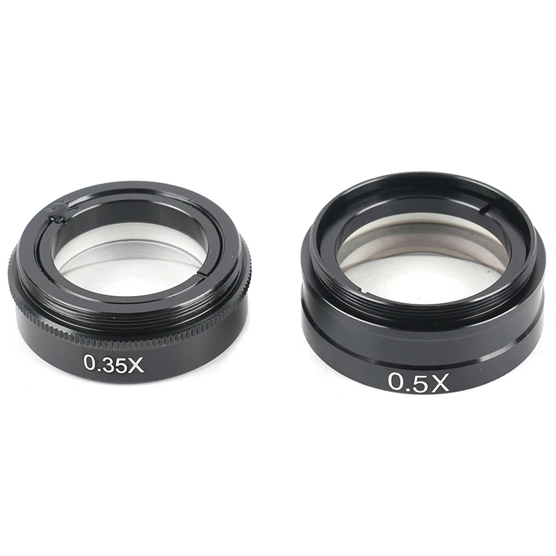 0,3X 0,35X 0,5X 0,75X 2X 1X Barlow Objektiv 42mm Montage Gewinde Microscopio Kamera Objektiv Für 10A 120X/180X/300X Objektiv – Detail 11