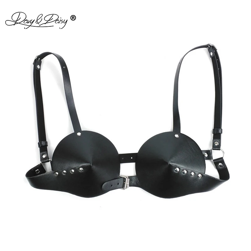 Davydaisy Nữ Áo Ngực Sexy Da PU Áo Bralette Khiêu Dâm Dùng Thân Thiết Gợi Cảm Crop Top Nữ Quần Lót Gợi Tình Áo Lót BR501