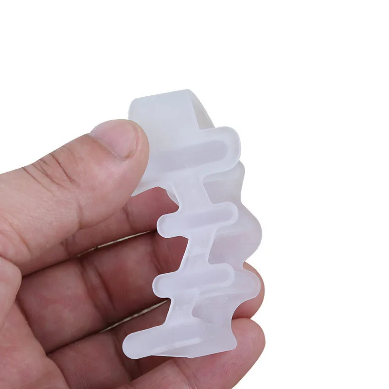 1 Pcs Silicone Toe Separator Hallux Valgus Bunion Corrector Pain Relief Orthotics Feet Bone Thumb Adjuster Correction Foot Care