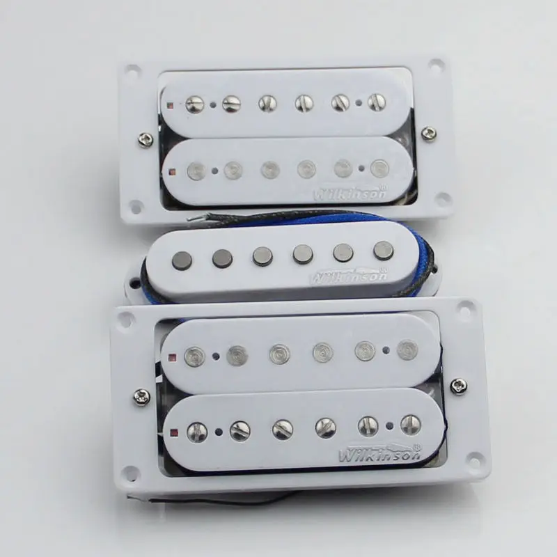 NEW Wilkinson White Humbucker Pickup Set WHH(N+B) WVSM Guitar Pickup