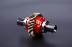 CNC machining full metal housing differential with all metal umbrella tooths for 1:5 HPI KM ROVAN BAJA 5B 5T 5SC