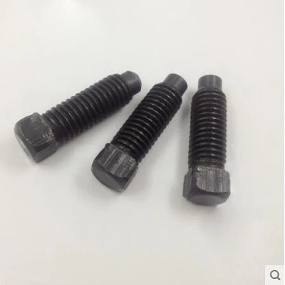 

5pcs M10 carbon steel tool holder screws square head long cylindrical end set screw screws bolt bolts 20mm-35mm length