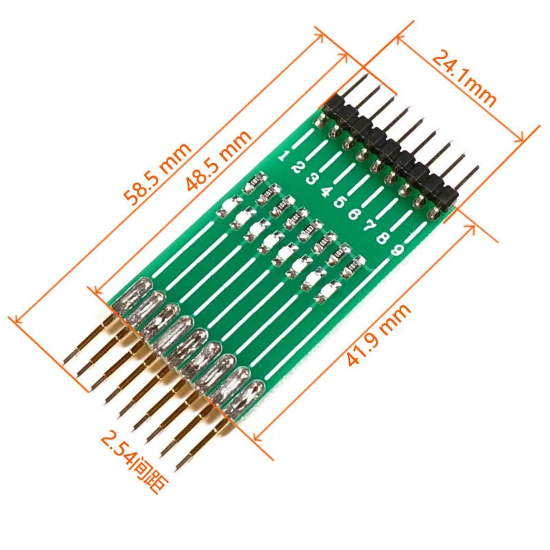 Con sonda de prueba LED, descarga de aguja de quemador, sonda de prueba PCB para PCB SMT/SMD IC, aguja de resorte SCM, módulo de lámpara de agua LED PCB