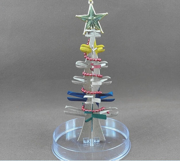 2019 170mm DIY Color Visual Magic Crystal Growing Paper Tree Magical Christmas Trees Educational Funny Science Toys For Children