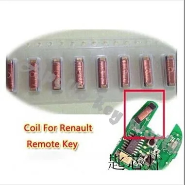 Chip transponder bobina induttanza trasformatore riparazione chiave super ricarica per chiave remota Renault 5 pz/lotto