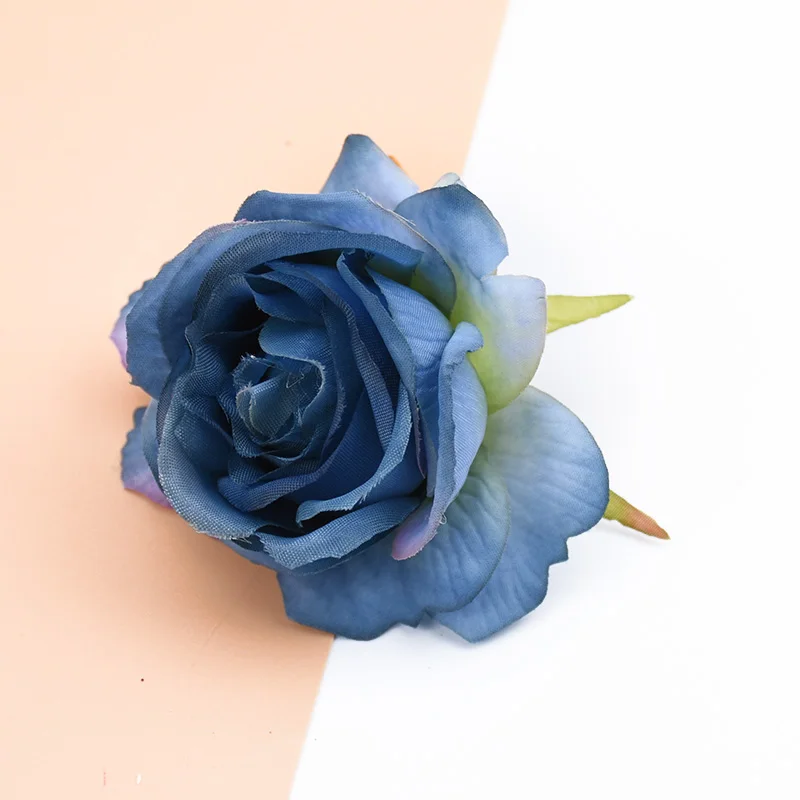 5 Stück Seidenrosen Blumenwand Scrapbooking Künstliche Pflanzen Dekorative Blumen Kränze DIY Geschenkbox Heim Hochzeitsdekoration Handarbeiten – Detail 15