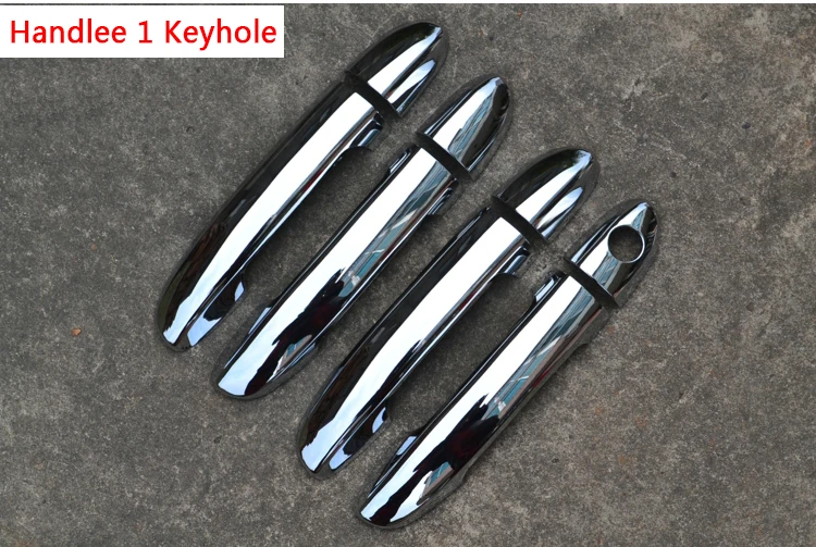 For KIA Spectra 2004-2009 Cerato Chrome Trim Exterior Door Handle Covers 2005 2006 2007 2008 Accessories Stickers Car Styling