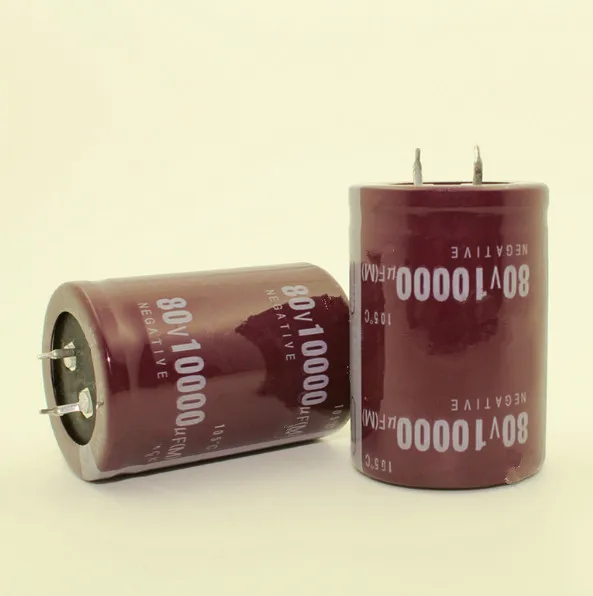 

80V 10000UF 10000UF 80V Electrolytic Capacitors volume: 35X50MM 30X50MM best quality