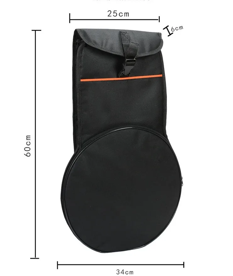 Thick waterproof 12 inches dumb practice drum bag case cover can carry snare drum holder stick Music score drum practice pad