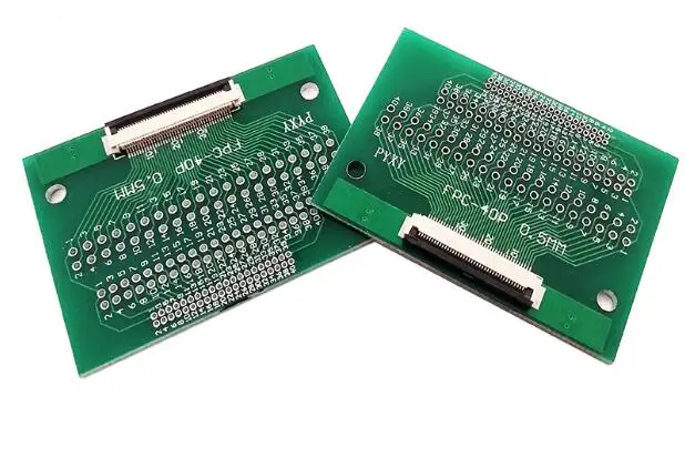 Carte de transfert avec connecteur FDavid vers DIP 2.54, panneau LCD TFT avec connecteur 2.0mm soudé, 1.2/2.54/0.5 īFDavid FPC 40PIN, 10 pièces