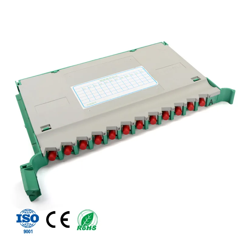 

12 core Optical fiber Splicing Tray single mode FC UPC APC pigtail integrated splice tray with ODF light delivery box