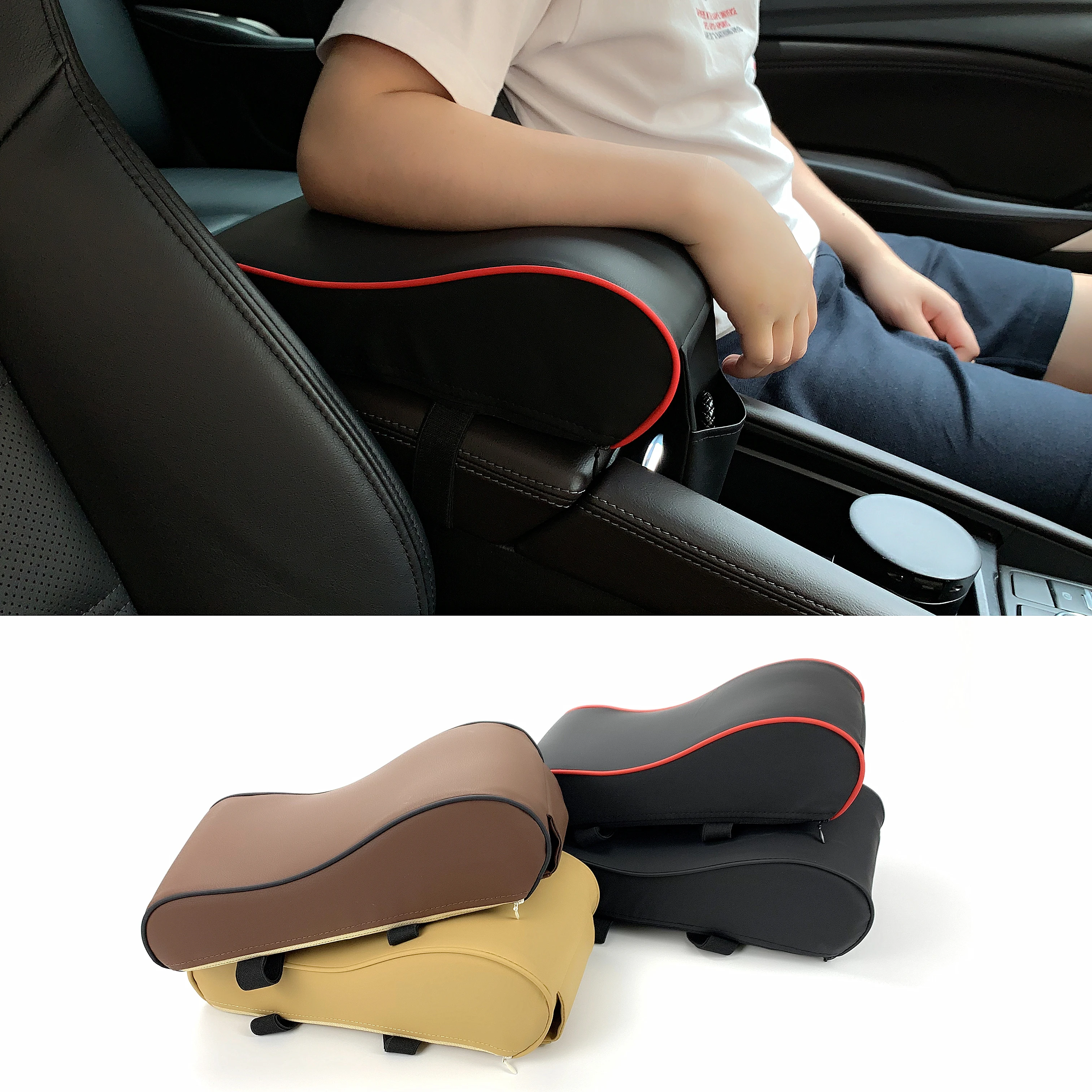 Car Armrest Pad For Kia SORENTO Stinger Niro Carnival Ray Venga ProCeed Stonic SP Telluride