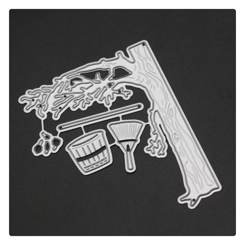 YINISE Scrapbook Metal Cutting Dies For Scrapbooking Stencils Sweep LEAF DIY Album Cards Decoration Embossing Folder Die Cut image 5