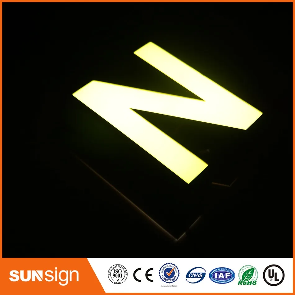 Merk Winkels Reclame Led Verlichte Teken Letters