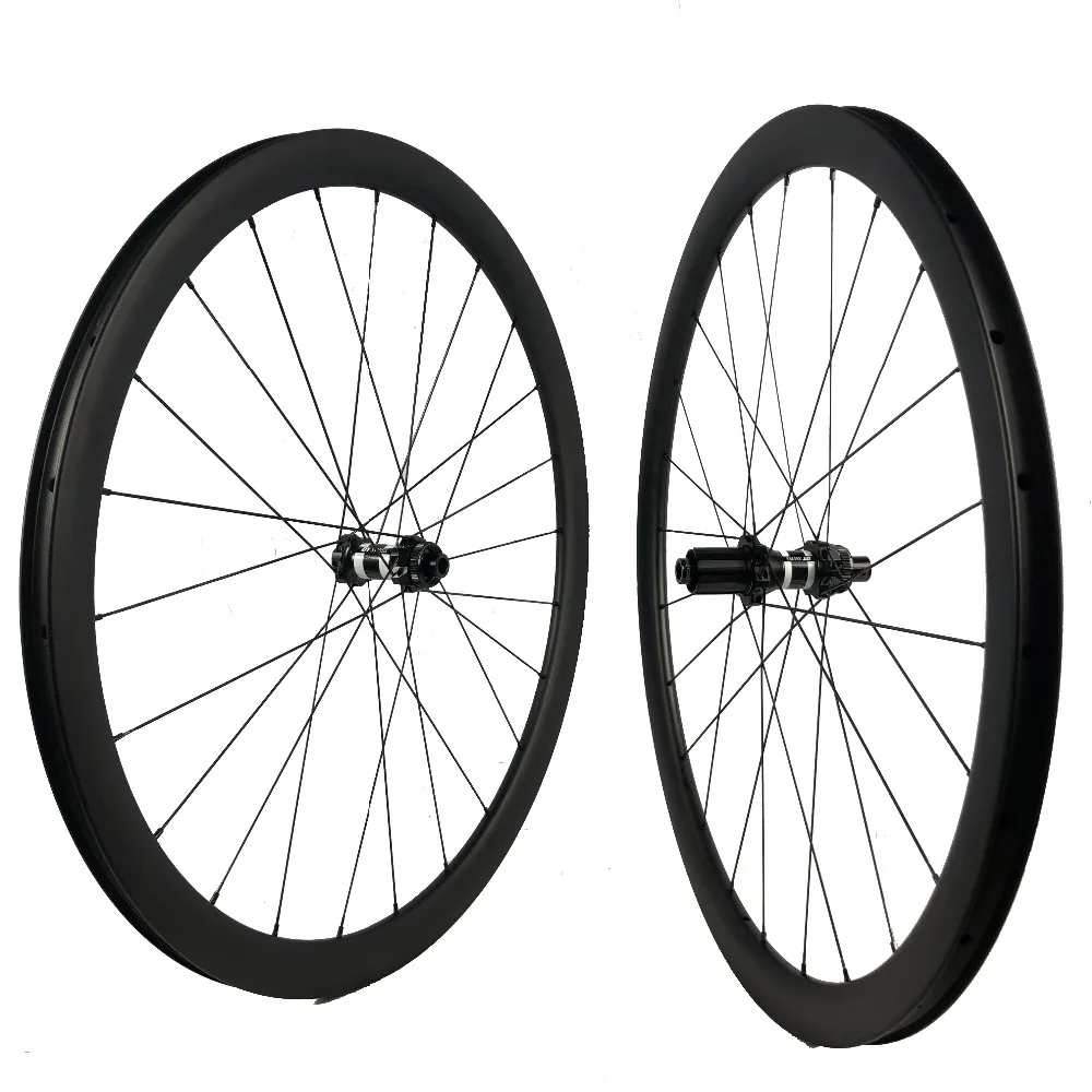 

Center Lock Carbon Wheels 35mm 38mm 45mm 50mm 60mm 88mm Clincher Cyclocross Road Wheelset Disc Brake Thru Axle 100X12mm 142X12mm