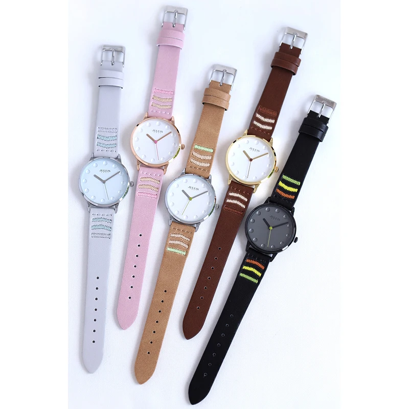 Lady Women\'s Watch Japan Quartz Elegant Cute Fashion Large Hours Bracelet Leather Clock School Girl Birthday Gift Julius No Box