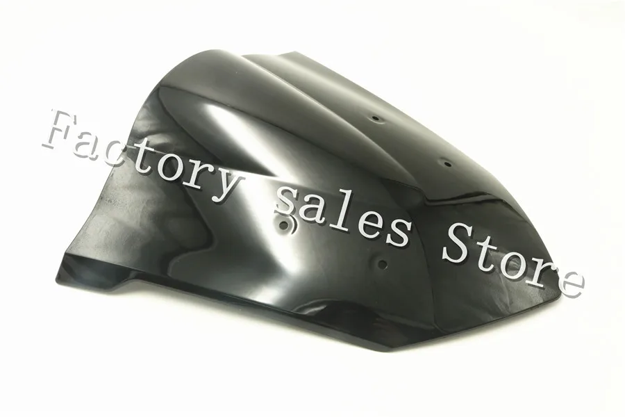 HotSale For Honda CBR650F CBR 650F 650 F 2014 2015 2016 2017 black Motorcycle Windshield WindScreen Double Bubble 14 15 16 17