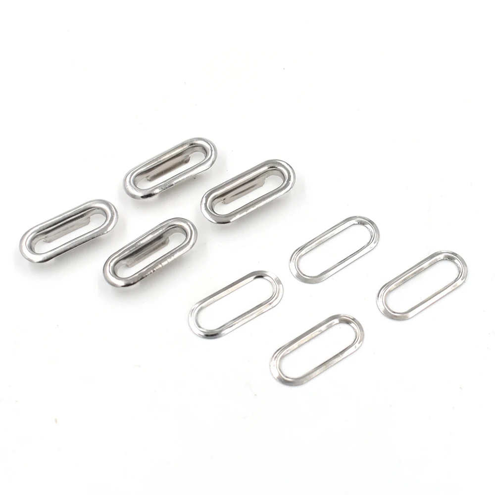 50 Sets 25 MM Metal Eyelets Oval Blowholes Tent Gas Eyes Canopy Roping Holes Sewing Clothing Accessories Rivet Buckle