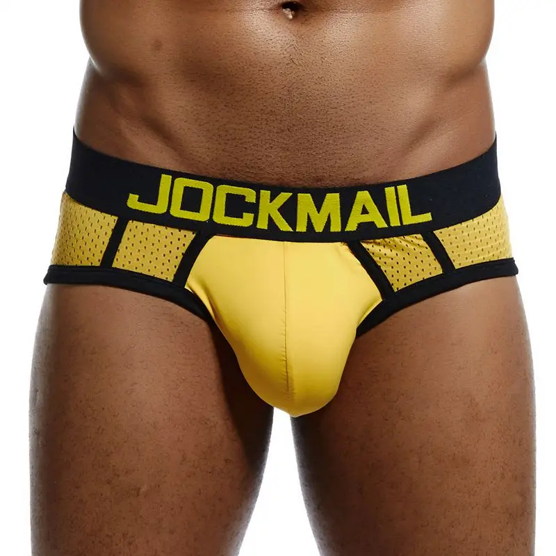 JOCKMAIL brand mens briefs sexy men underwear mens underpants male panties shorts U convex pouch men bikini Gay underwear