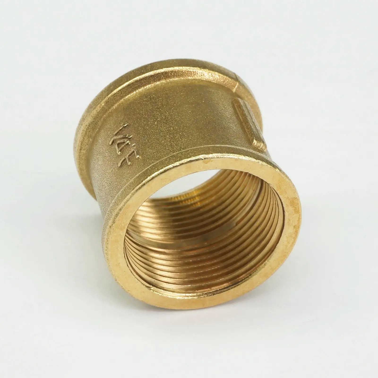 1.1/4" BSP Female Thread Brass Pipe Fittings Round Nut Rod Connector Coupling