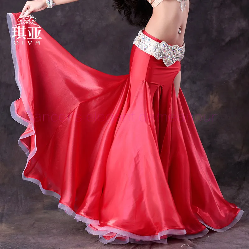 New belly dance costumes sexy senior ice silk belly dance skirt  for women belly dancing skirts free to make TH210B