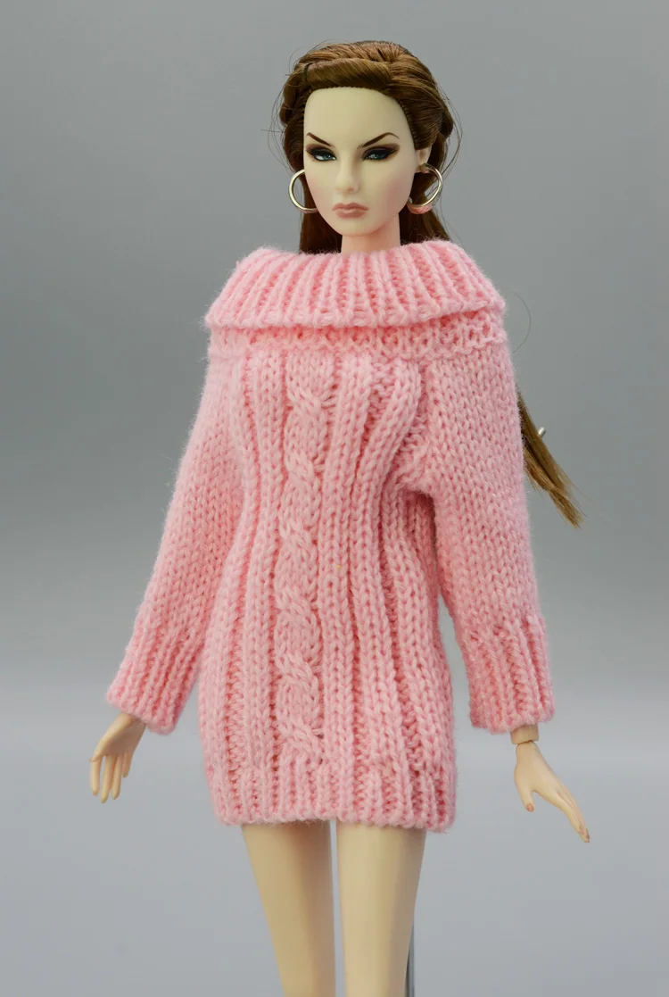 For Outfit Pullip Doll Accessories Princess Casual Suit Top Coat For 30 Cm Doll Clothes Sweater White Black Yellow 1/6