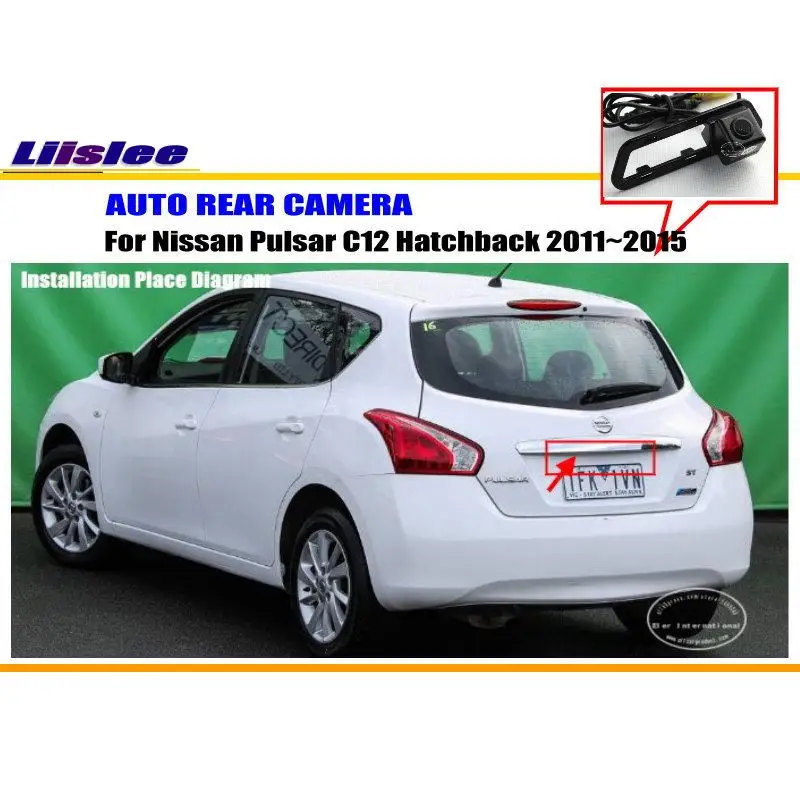 

For Nissan Pulsar C12 Hatchback 2011-2015 Car Rearview Rear View Camera Backup Parking Back AUTO HD CCD CAM Accessories Kit