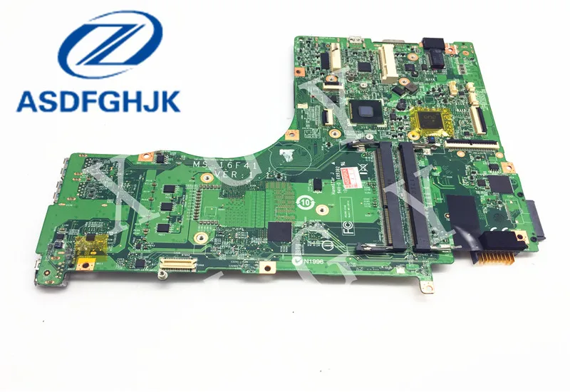 Wholesale Laptop Motherboard MS-16F4 FOR MSI GT60 MS-16F41 MS 16F41 VER: 1.1 Mainboard Non-INTEGRATED GRAPHICS 100% Tested OK