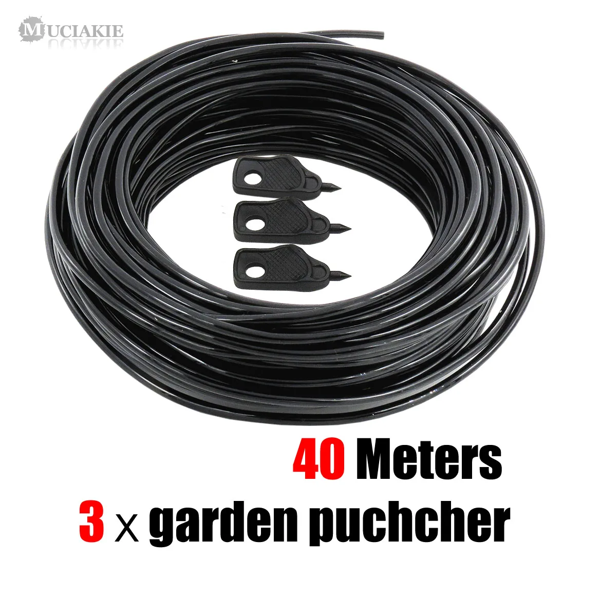 100M 50M 40/30/20M 3/5mm PVC nowy wąż 1/8\'\' ogród mikro rura nawadnianie rura średnica wewnętrzna 3mm wąż do podlewania wodą