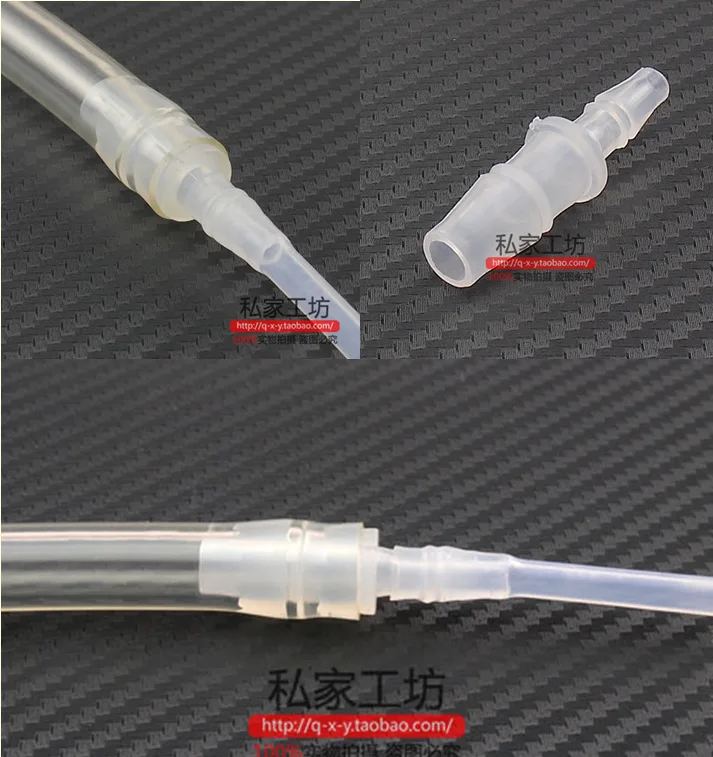 4.8-8-9.5mm Laptop Water Cooling Variable-Diameter Hose Pipe Docking  Adapter Conversion Connector Pagoda Plastic Joints