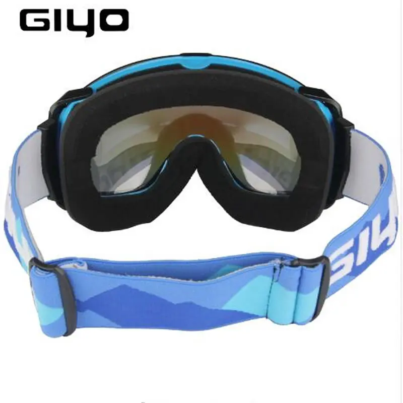 GIYO Women Men Ski Snowboard Goggles UV 400 Anti-fog Over Glasses Skiing Eyewear Goggles Double Lens Winter Skating Snow Goggles