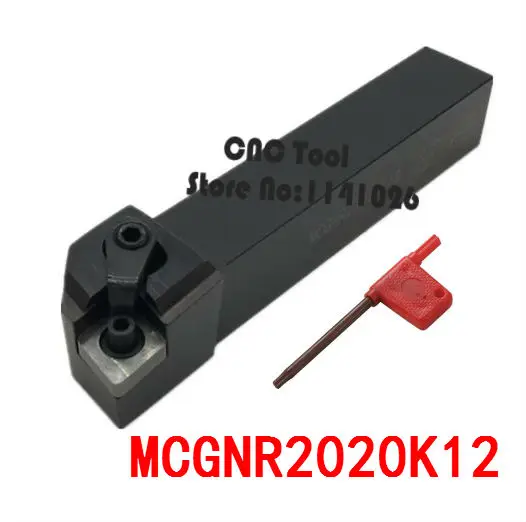 MCGNR2020K12/ MCGNL2020K12, CNC Tool Cylindrical turning MCGNL2020K12, 20mm*20mm*125mm Metal Lathe Cutting Tools