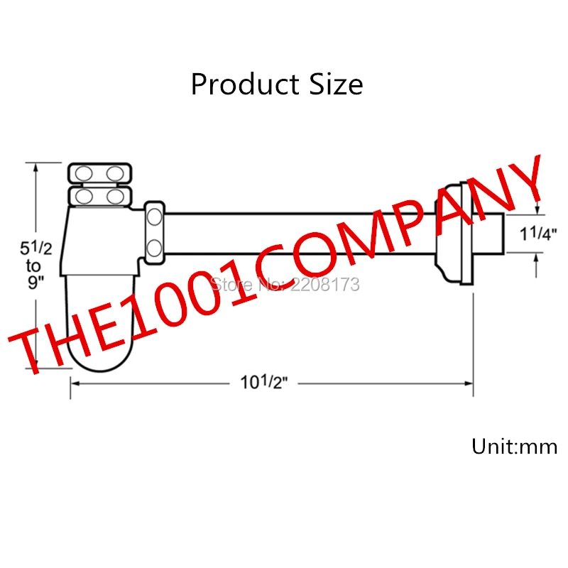 Smesiteli Factory Direct Euro Basin Bottle Trap American Bathroom Plumbing P-Trap For Wash Basins Pipe Waste Drain Antique Bronz