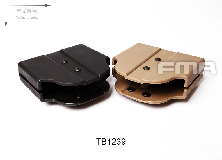 FMA estuche táctico porta cargador doble con soporte de linterna - imagen 5