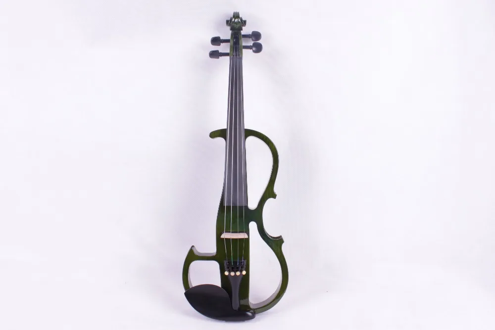 4/4  dark green  string Electric violin High quality