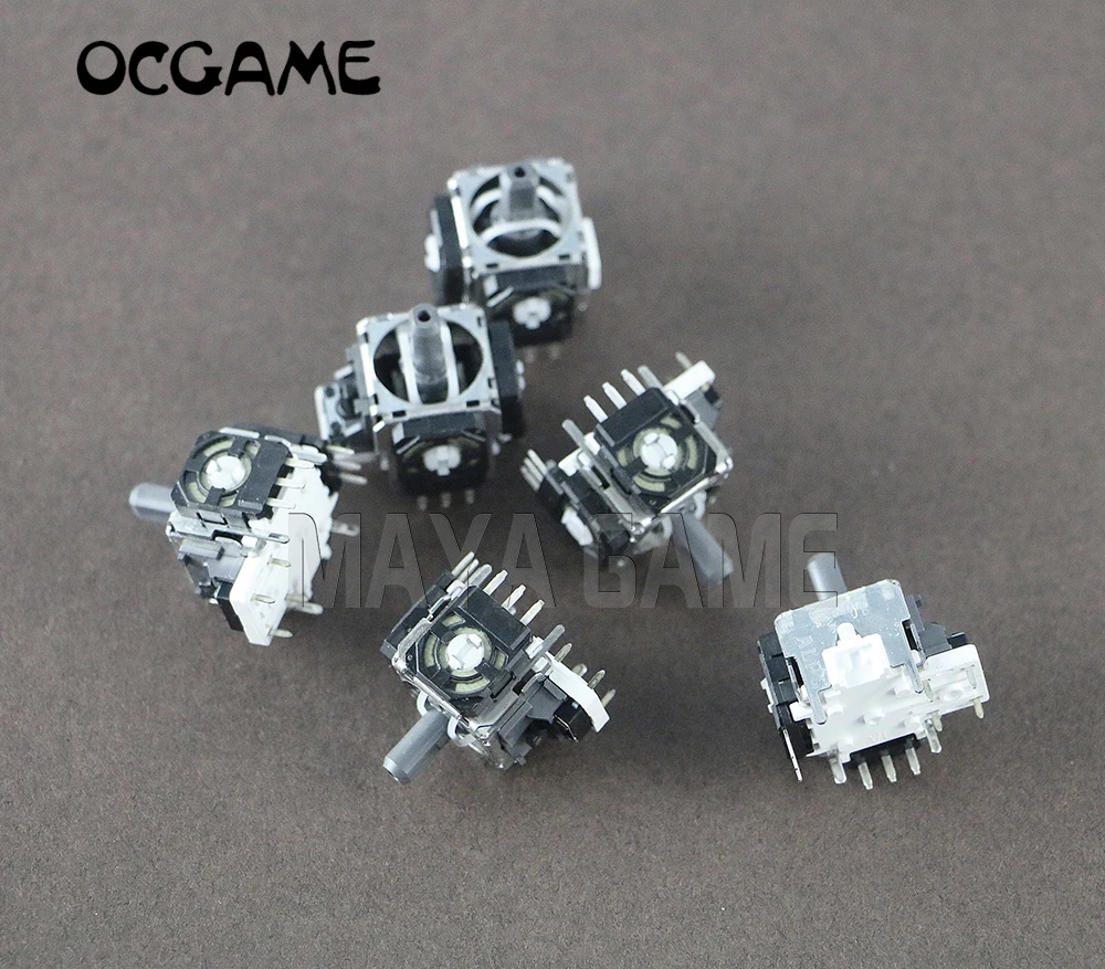 Ocgame ปุ่ม3D อนาล็อกใหม่ดั้งเดิม50ชิ้นปุ่มจอยสติ๊กสำหรับ PS4 PlayStation 4ไร้สายจอยควบคุมเกมสีดำ