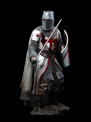 1/18 90MM Templar Knight, XII Century Resin Model Miniature figure Unassembly Unpainted