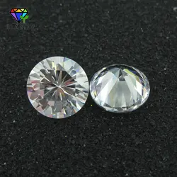 Hot Sale 1000pcs 0.8~2.5mm Loose Zircon Stone AAA Quality Round Machine Cut White Cubic Zirconia CZ Synthetic Gems For Jewelry