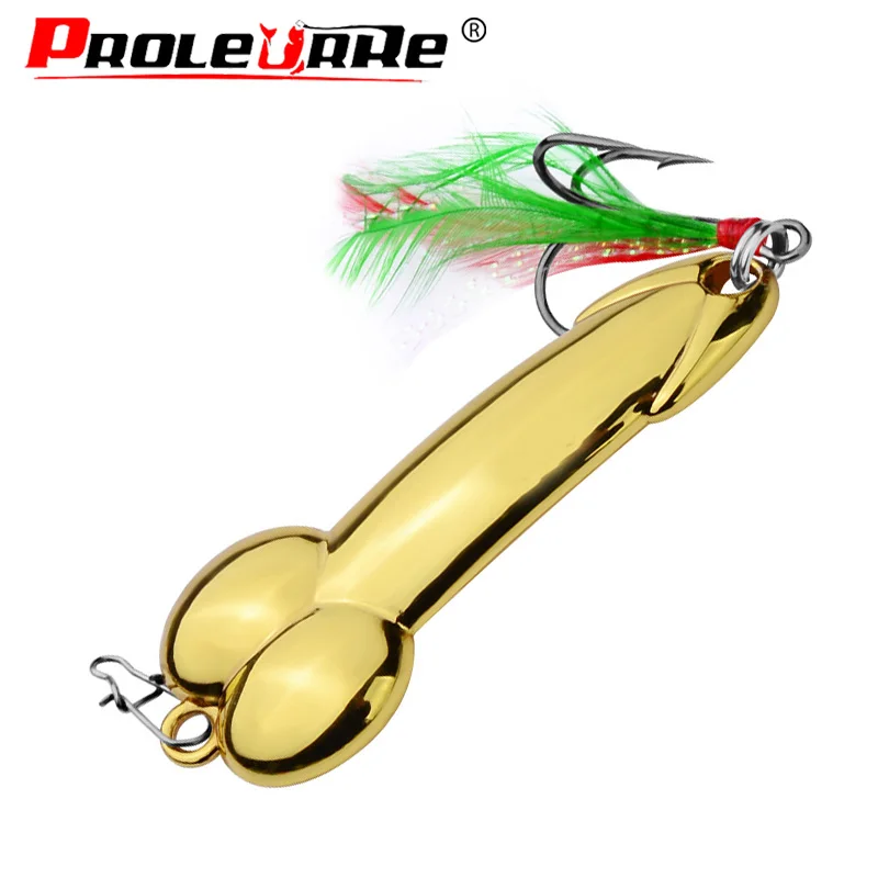 Proleurre Fishing Lures Hand Spinner Shone Sequin Spoon Baits Wobblers Crankbait For Fly Fishing Tackle With Feather Hooks Pesca